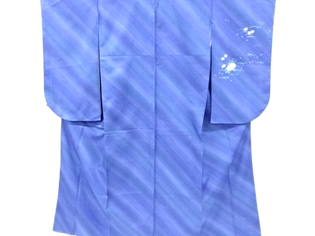 芝草に花模様二尺袖着物